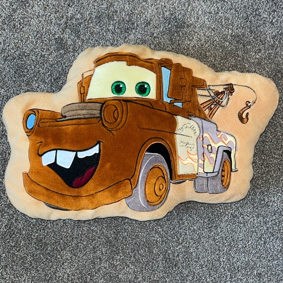 Disney Other - Disney Pixar Tow Mater Pillow Plush Stuffed Animal Cars
